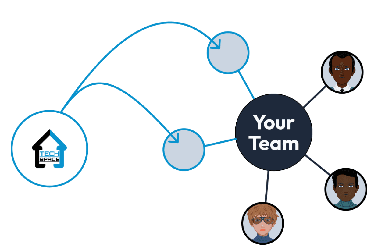 Staff background illustration
